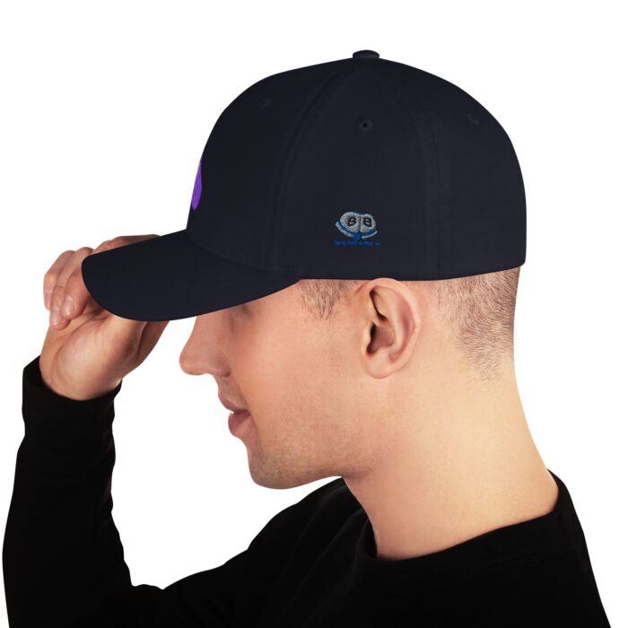 Structured Twill Cap - Power Top/Eggplant - Image 7