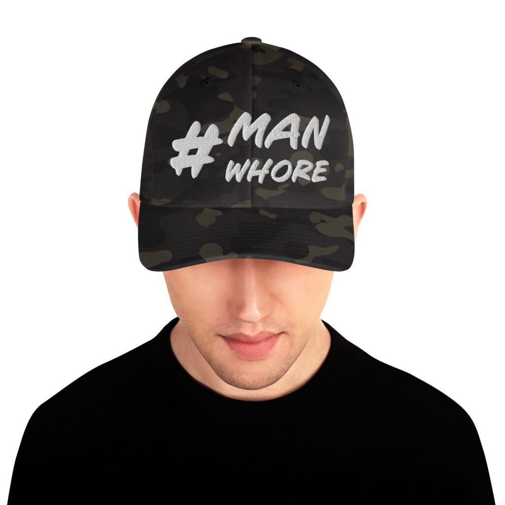 Structured Twill Cap - # Man Whore