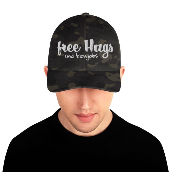 Structured Twill Cap - Free Hugs and Blowjobs - Image 2