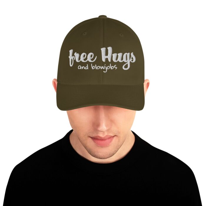 Structured Twill Cap - Free Hugs and Blowjobs - Image 21