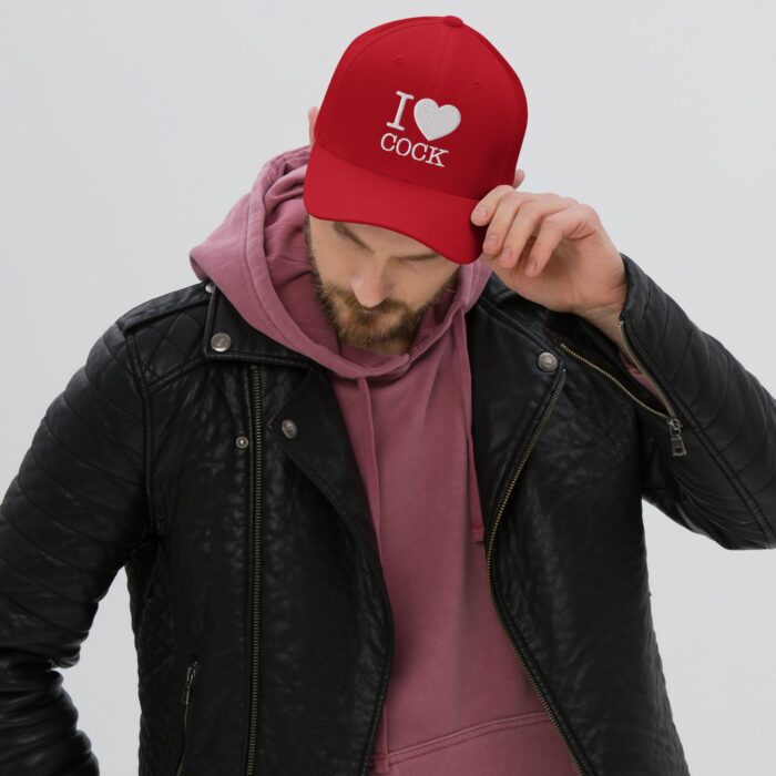 Structured Twill Cap - I Heart Cock - Image 5
