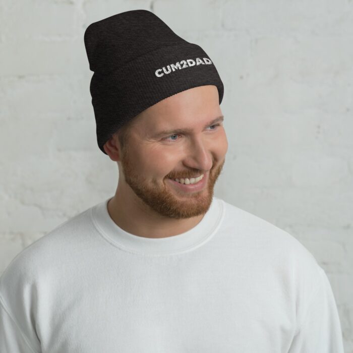 Cuffed Beanie - CUM2DADDY - Image 4