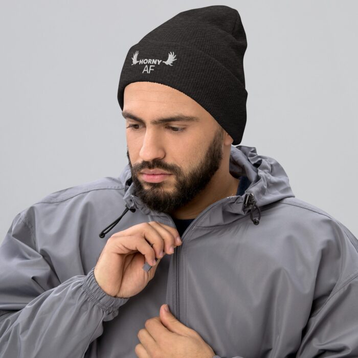 Cuffed Beanie - Horny AF - Image 4