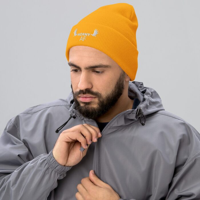 Cuffed Beanie - Horny AF - Image 10