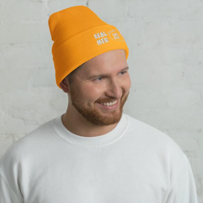 Cuffed Beanie - Real Men Eat Ass - Image 10