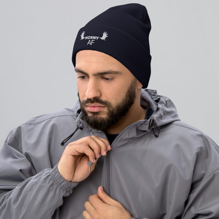 Cuffed Beanie - Horny AF - Image 3