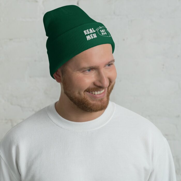 Cuffed Beanie - Real Men Eat Ass - Image 8