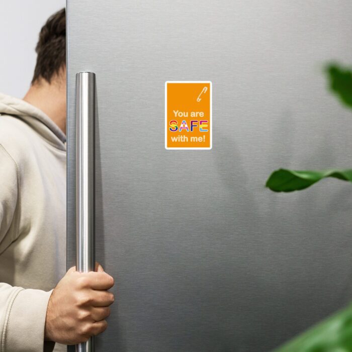 Novelty Magnet - Safe with me