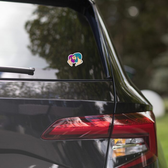 Vinyl Stickers - Bearded Kiss - Image 2
