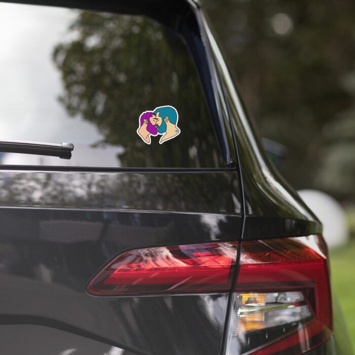 Vinyl Stickers - Bearded Kiss - Image 3