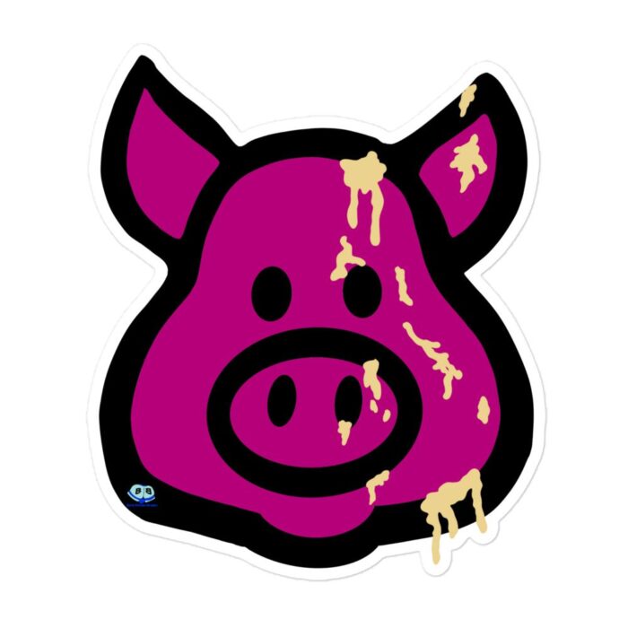 Vinyl Stickers - Cum Pig - Image 3