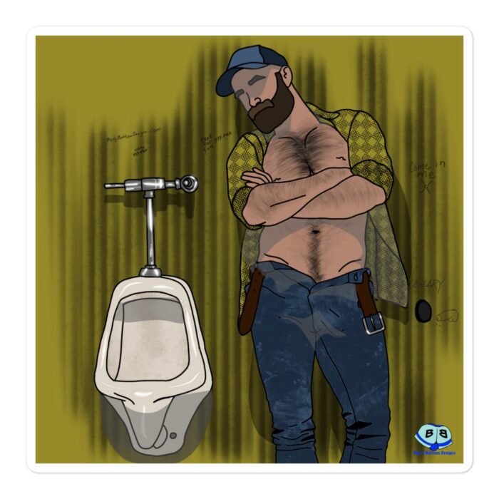 Vinyl Stickers - Urinal - Image 3