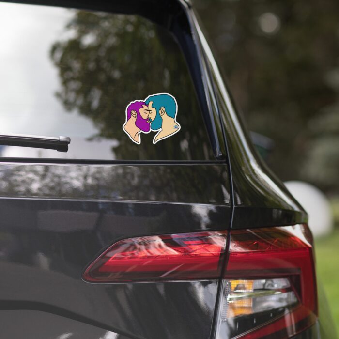 Vinyl Stickers - Bearded Kiss