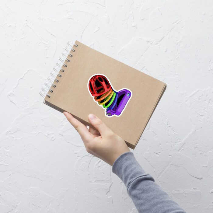 Vinyl Stickers - Rainbow Chastity