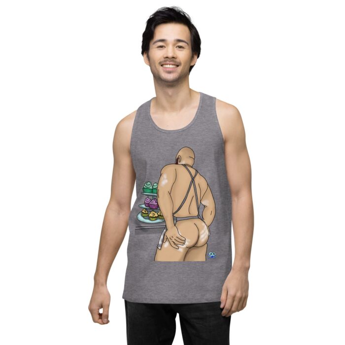 Men’s premium tank top - Cakes - Image 18