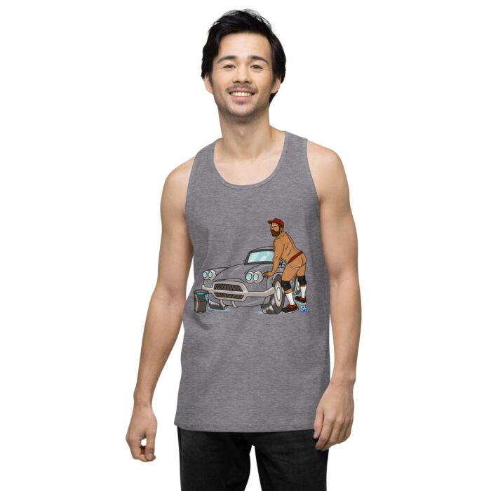 Men’s premium tank top - Car Wash - Image 19