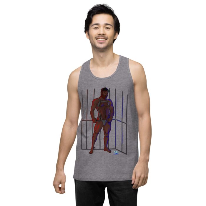 Men’s premium tank top - Busted - Image 18