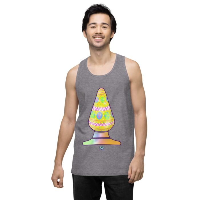 Men’s premium tank top - Easter Egg Butt Plug - Image 33