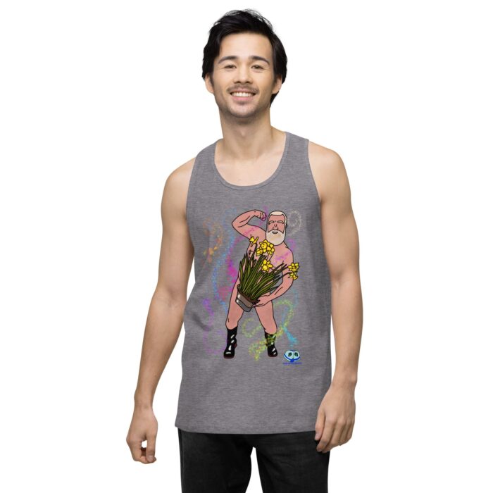Men’s premium tank top - Flower Power