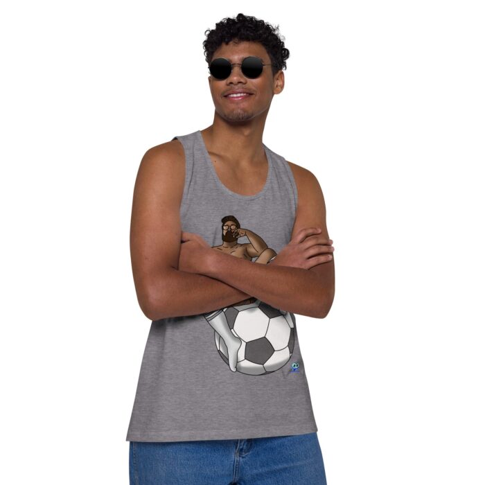 Men’s premium tank top - Futbal / Soccer - Image 34