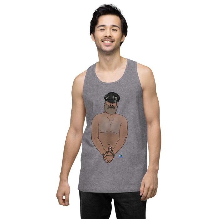 Men’s premium tank top - Hairy Daddy - Image 42