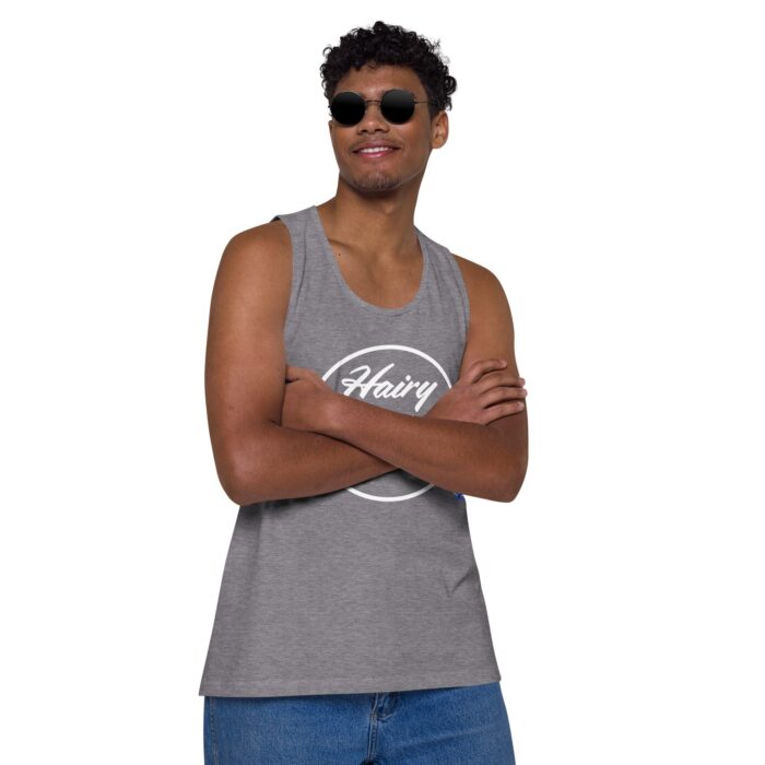 Men’s premium tank top - Hairy, Delicious, and Hot - Image 34