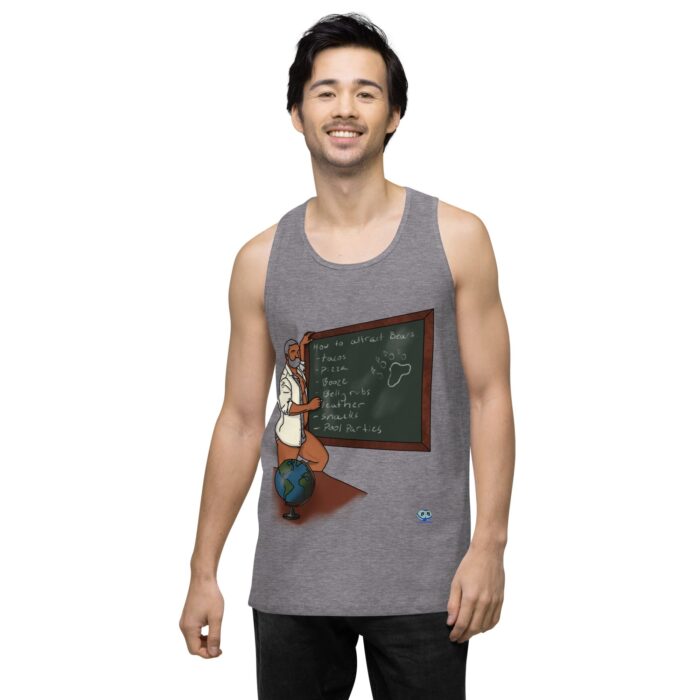Men’s premium tank top - How To Attract A Bear - Image 43