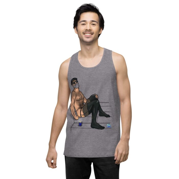 Men’s premium tank top - Leather and Lace - Image 43
