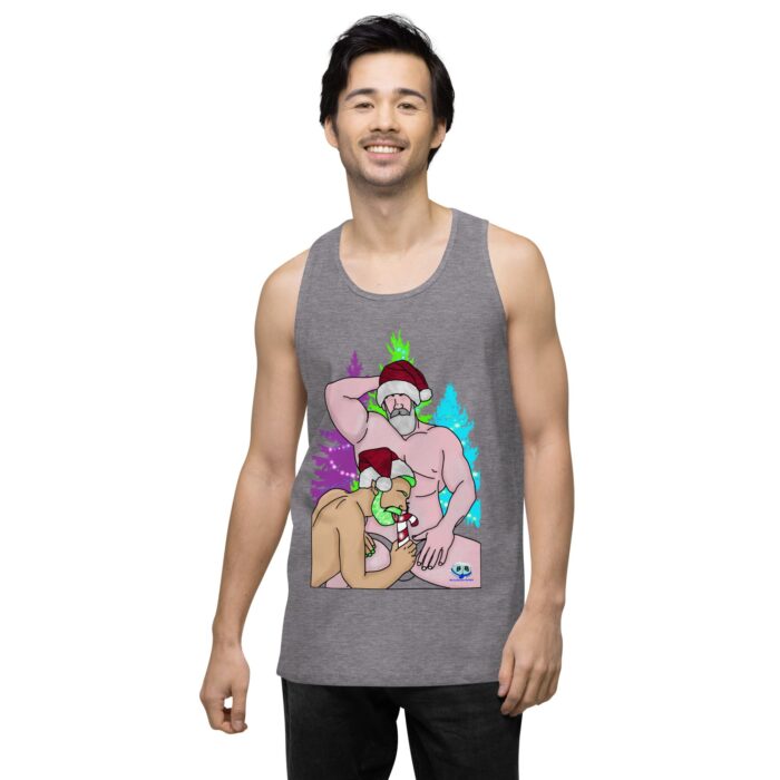 Men’s premium tank top - Peppermint Stick - Image 42