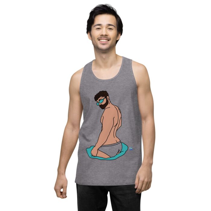 Men’s premium tank top - Pool Boy - Image 42