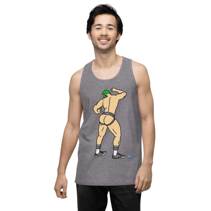 Men’s premium tank top - Up Against The Wall - Image 42