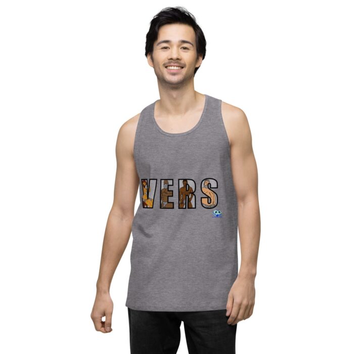 Men’s premium tank top - VERS Cutout - Image 43