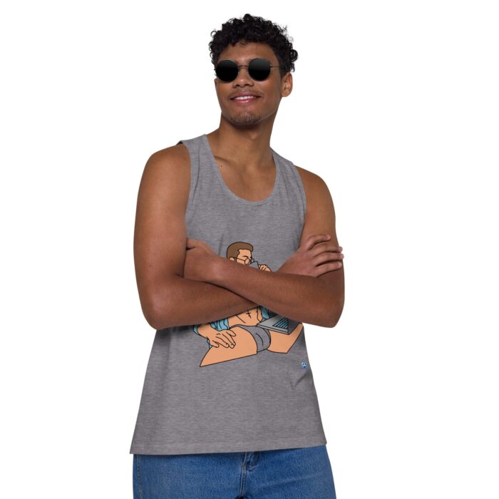 Men’s premium tank top - Work from Home - Image 34