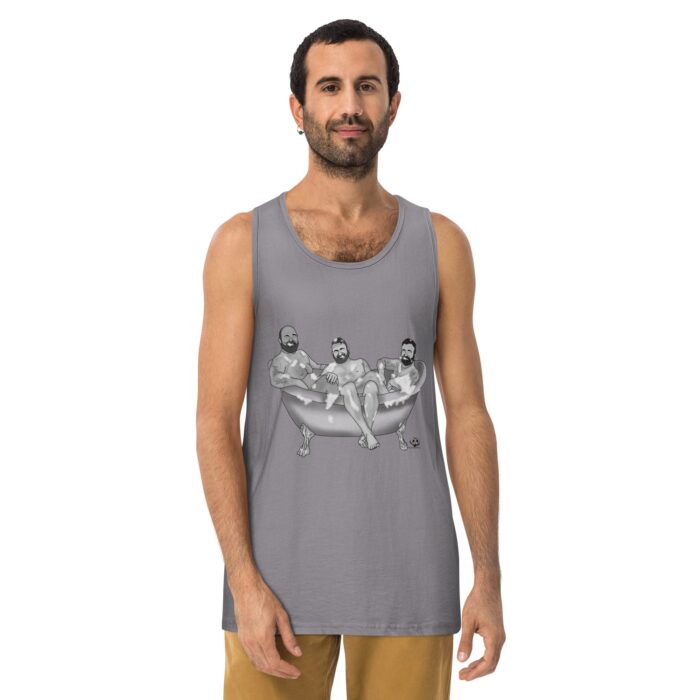 Men’s premium tank top - 3 Bears in a Tub - Image 17