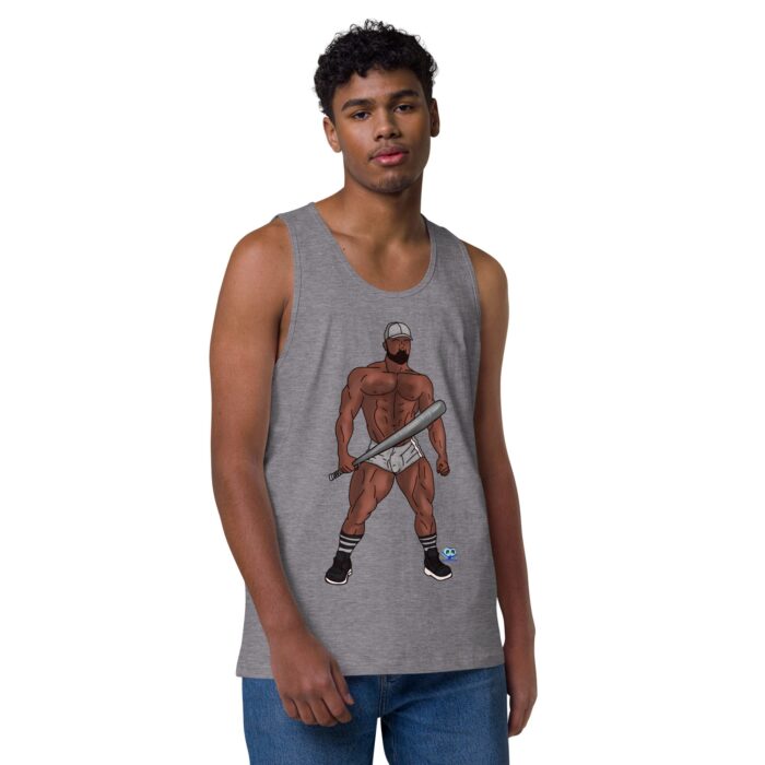 Men’s premium tank top - Batter Up - Image 34