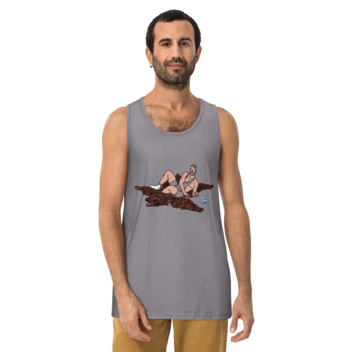 Men’s premium tank top - Bear Skin - Image 17