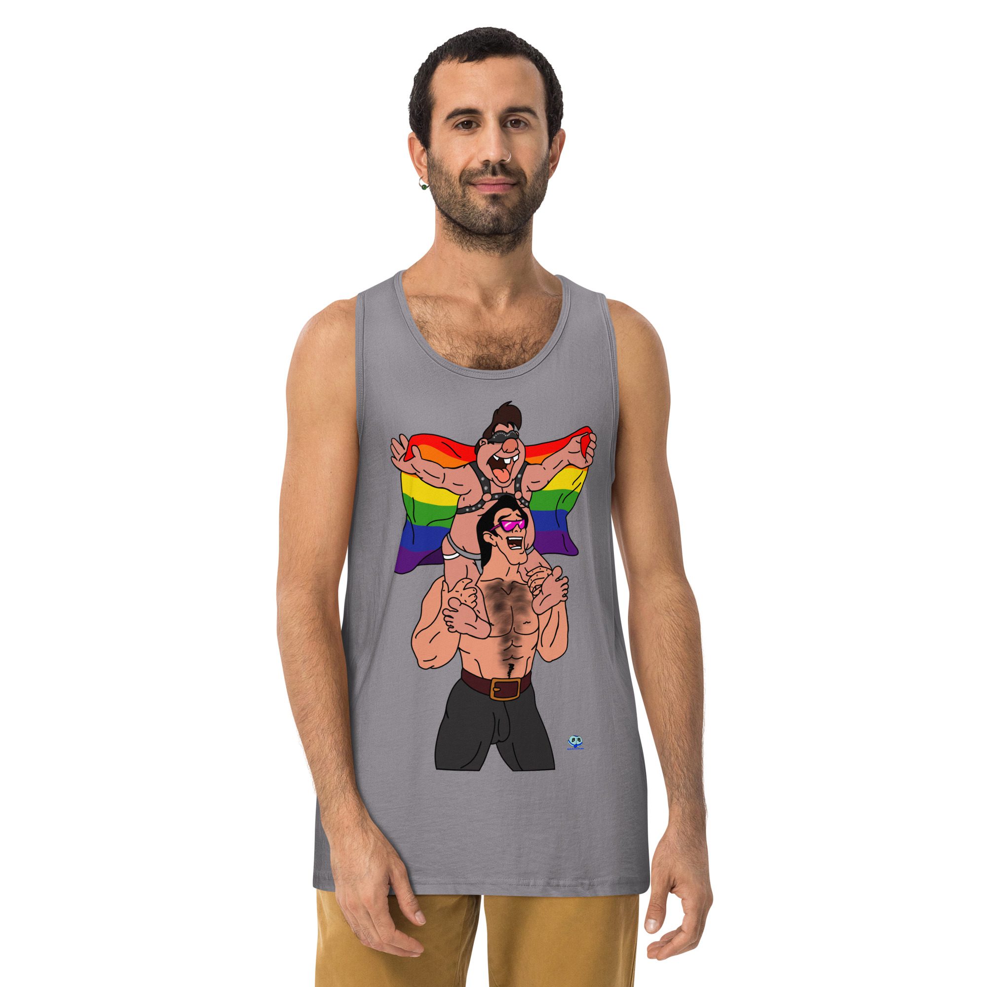 Men’s premium tank top - Beastly Buddies - Image 9