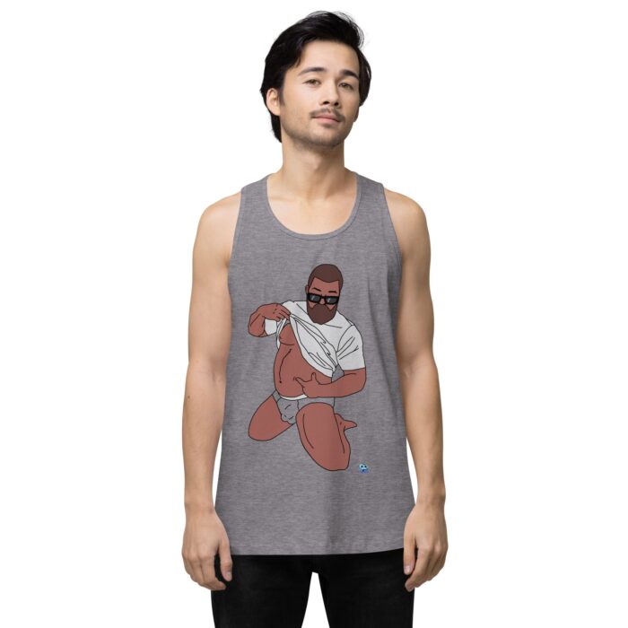 Men’s premium tank top - Belly Pride - Image 42
