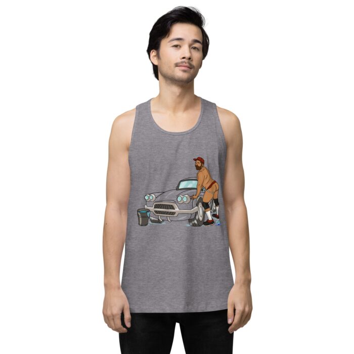 Men’s premium tank top - Car Wash - Image 18