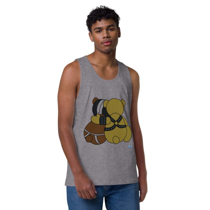 Men’s premium tank top - Bondage Bears