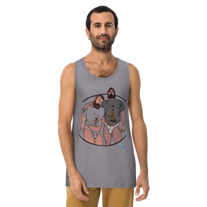 Men’s premium tank top - Cropped - Image 10