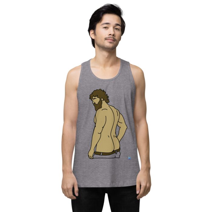 Men’s premium tank top - Curly Hair and All that Ass - Image 42