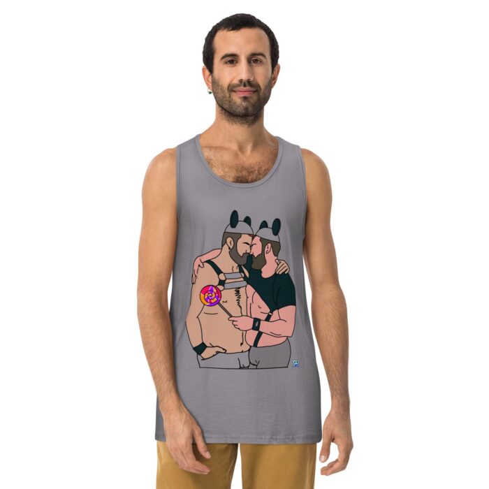 Men’s premium tank top - Disney Couple - Image 18