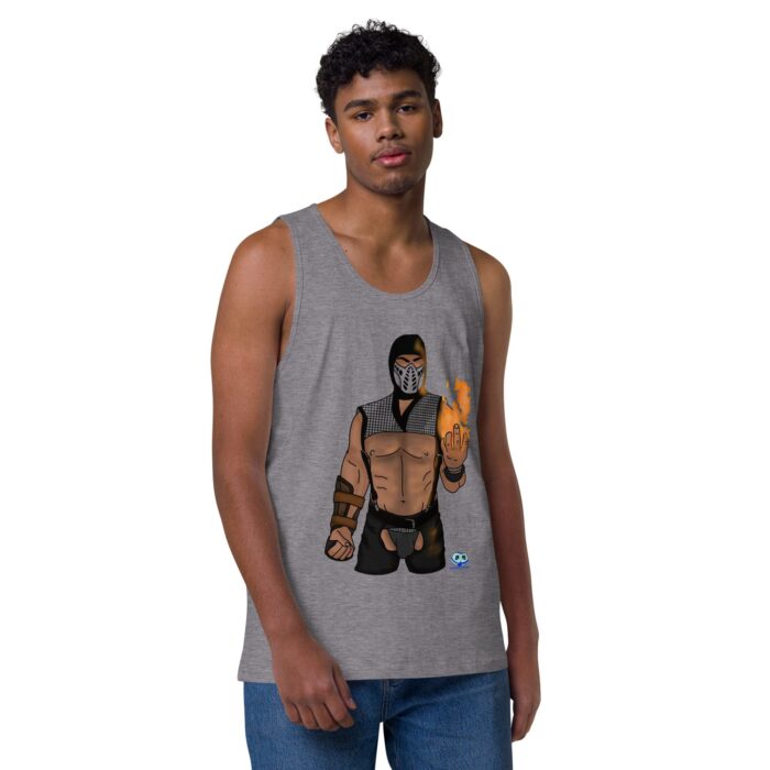Men’s premium tank top - Finish Him - Image 34