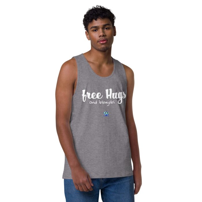 Men’s premium tank top - Free Hugs and Blowjobs - Image 33