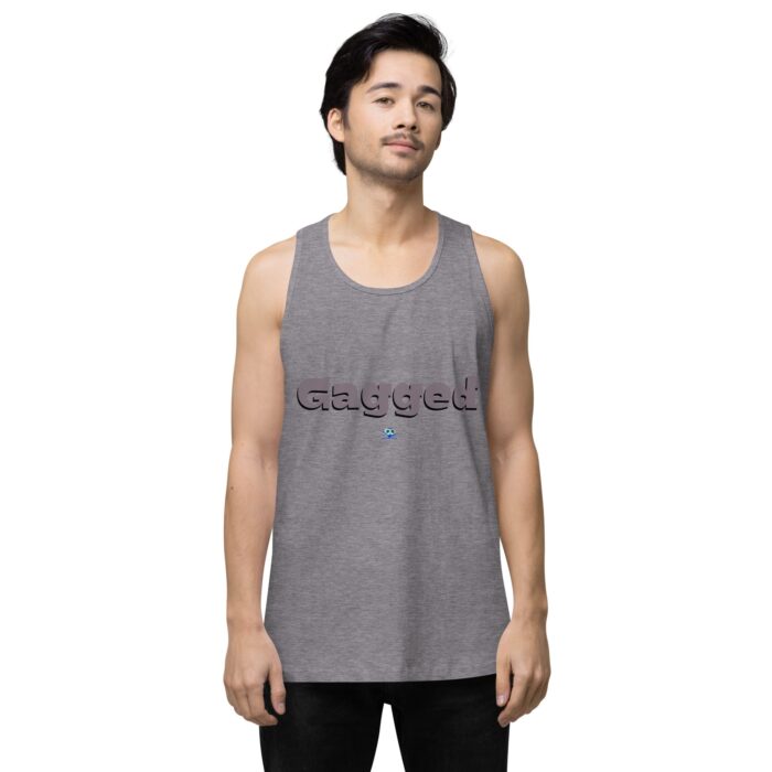 Men’s premium tank top - Gagged - Image 42