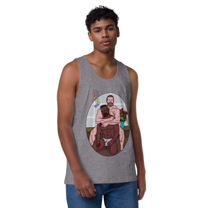 Men’s premium tank top - Guns & Roses - Image 25