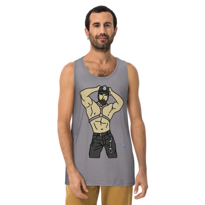 Men’s premium tank top - Handcuffs - Image 9