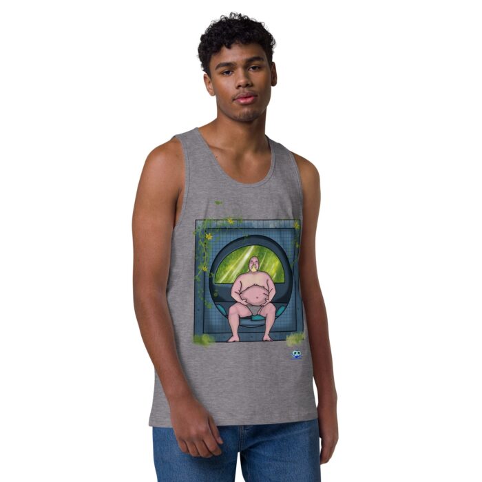 Men’s premium tank top - Heavy Meditation - Image 30