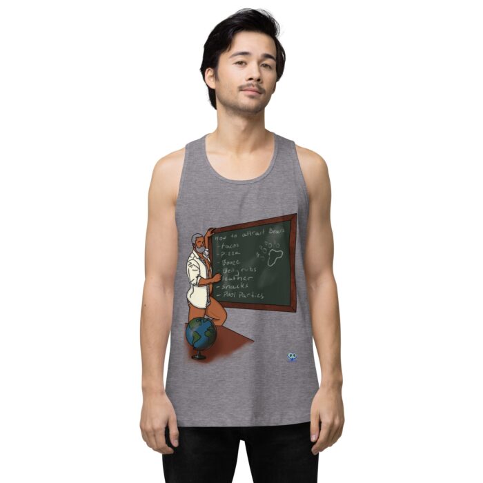 Men’s premium tank top - How To Attract A Bear - Image 42
